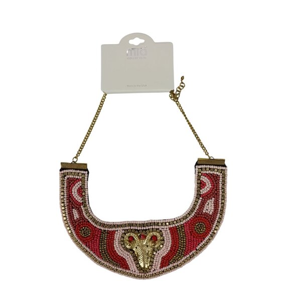 New Mia Collection Beaded Multicolor Adjustable Length Necklace Costume Jewlery - Picture 2 of 5